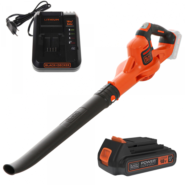 Souffleur à feuilles sur batterie Black & Decker GWC1820PC-QW PowerCommand