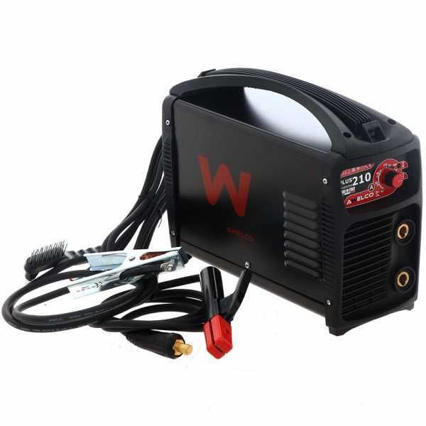 Awelco Plus 210 - Saldatrice Inverter (MMA) + Kit, corrente continua (DC)