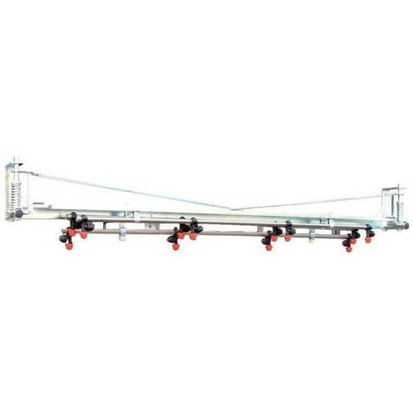 Mechanische Spritzgestänge 6 Mt, Schläuche aus Edelstahl, 12 Strahlen Tropfstopp Membran