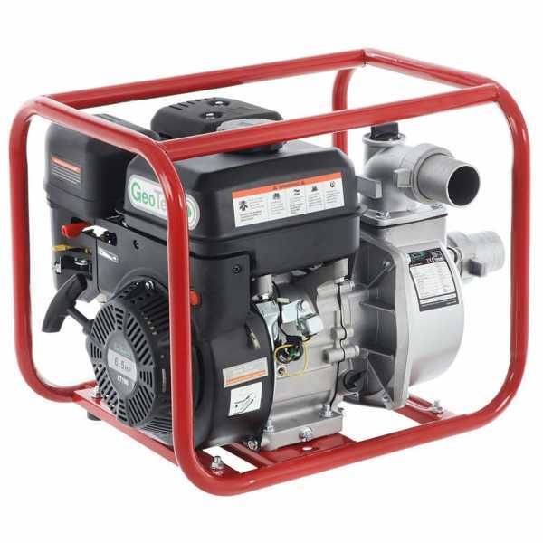 Selbstansaugende Benzin Motorpumpe Geotech LP 50 V -  Anschlüsse 80 mm - 2