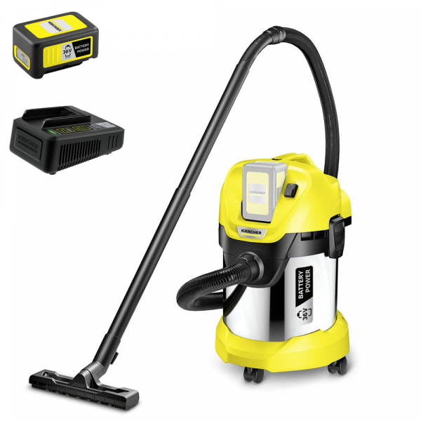 Mehrzweck-Sauggerät Kärcher Karcher WD 3 Premium Battery 36 V - Trocken- und Nasssauger/Blasgerät