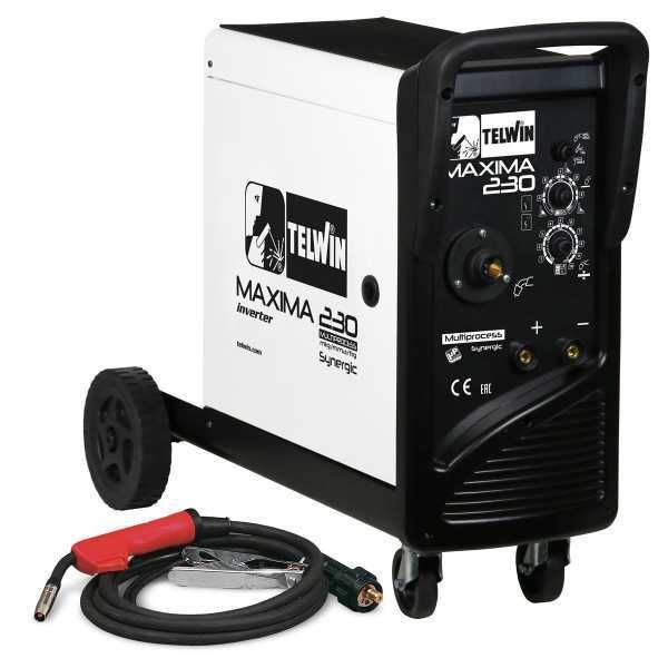 Inverter-Drahtschweißgerät Telwin  Maxima 230 Synergic - für MIG-MAG/FLUX/BRAZING/MMA/TIG DC- LIFT