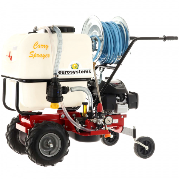 Motorkarrenspritze Eurosystem Carry Sprayer mit Honda GCVx170 Motor und Radantrieb