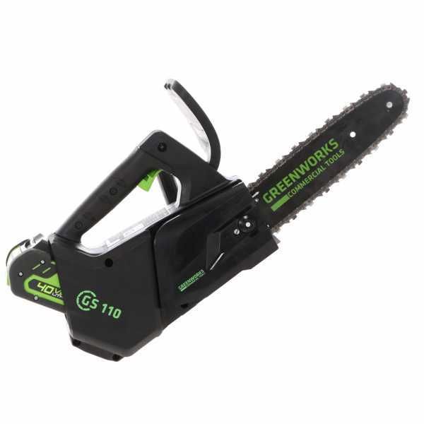 Tronçonneuse d'élagage Greenworks GD40TCS 40V - batterie 40V - Barre 25 cm