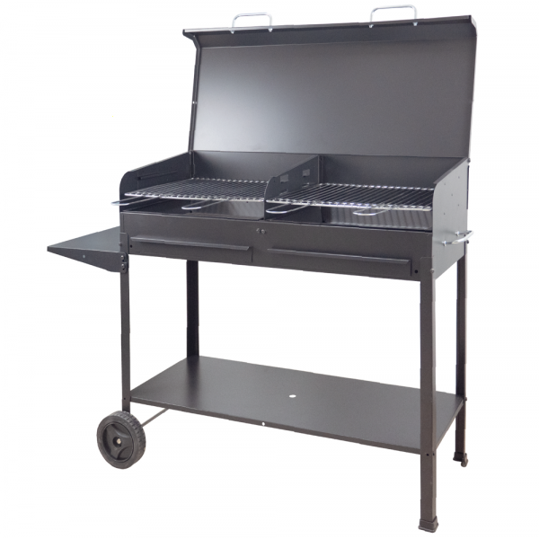 Seven Italy Vanessa 2G - Barbecue in ferro artigianale a carbone - 2x 47.5x37cm