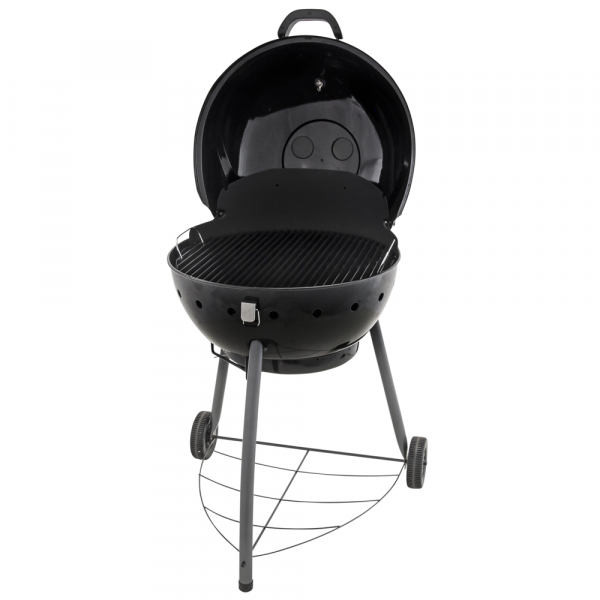 Barbecue à charbon en acier émaillé Char-Broil Kettleman - Grille de Ø 56cm