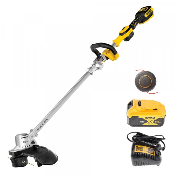 DeWalt DCMST561P1-QW - Akku-Rasentrimmer - 18 V 5.0 Ah Li-Ion