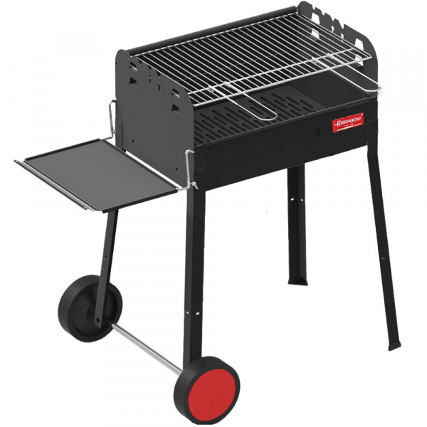 Barbecue à charbon Ferraboli Iseo - Grille de 58x37 cm