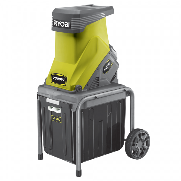 Ryobi RSH2545B - Elektrischer Häcksler - 40 Liter Fangbkorb - Schnittdurchmesser 45 mm - 2500 W