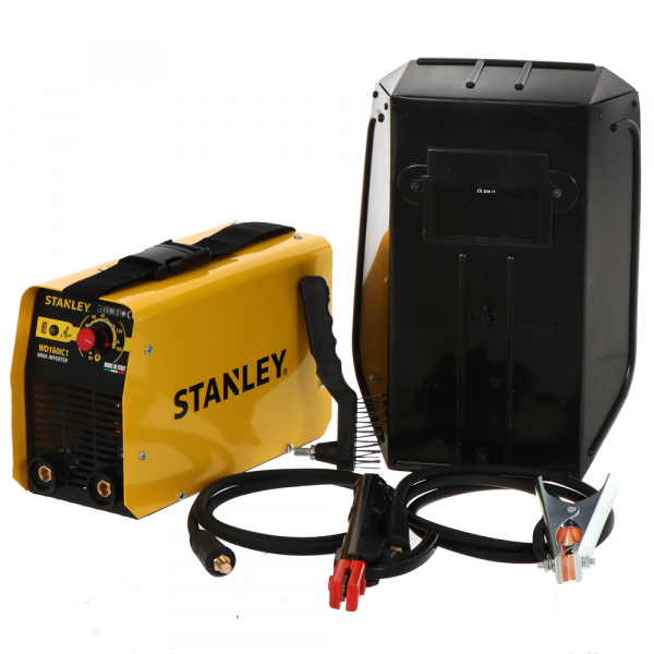 Inverter DC-Elektrodenschweißgerät MMA Stanley WD160IC1 - mit MMA-Kit - Zyklus 15%@160A