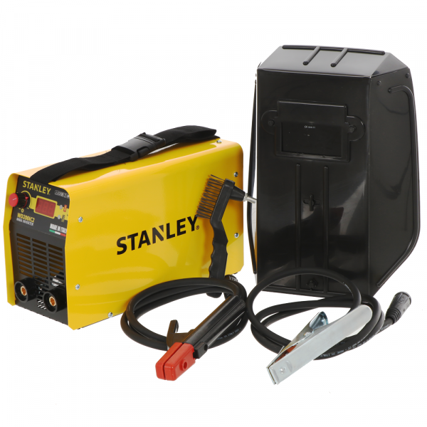 Stanley WD200IC2 - Saldatrice Inverter (MMA) + Kit, corrente continua (DC)