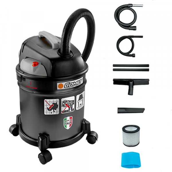 Bidone aspiratutto Comet CM 20 S - Multifunzione 4 in 1 - Serie Premium