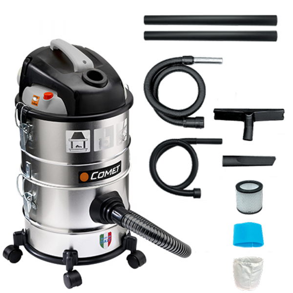 Comet CM 30 S - Bidone aspiratutto -  Multifunzione 4 in 1 - Serie Premium