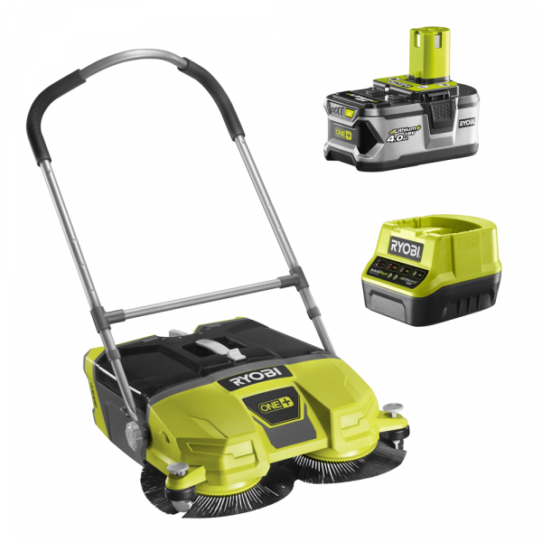 RYOBI R18SW3-0 - Akku-Kehrmaschine mit Fangkorb - 18V - 4Ah