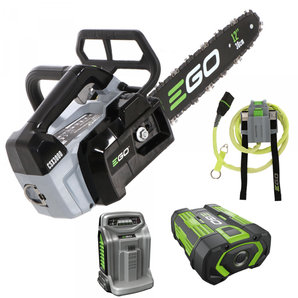 PROMO EGO CSX3000 - Motosierra de poda de batería - 56V 4Ah - 30cm