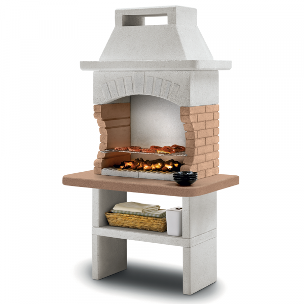 Palazzetti Gran Canaria - Grillkamin aus Beton - Grillrost 68x40 cm