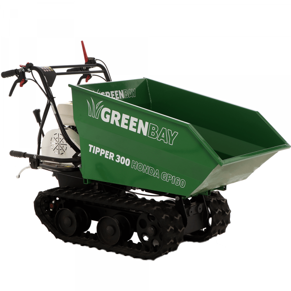 GreenBay Tipper 300 - Motocarriola cingolata dumper ribaltabile 300Kg