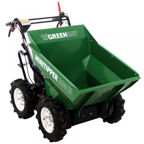 Benzin-Motorschubkarre 4x4   GreenBay MiniTipper 300 H - Hondamotor GP160