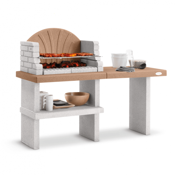 Palazzetti Vasto - Grillkamin - für Holz und Holzkohle