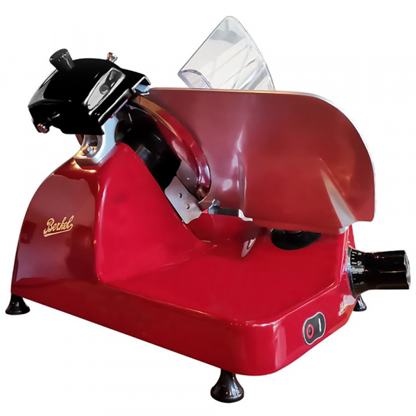 Trancheuse Berkel Pro Line XS25 rouge - Lame en acier chromé de 250 mm