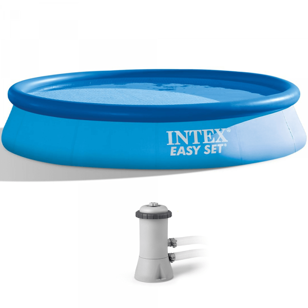 Piscine gonflable Intex Easy Set 28142NP + Épurateur à cartouche