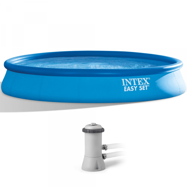 Piscina hinchable Intex Easy Set 28158NP + Bomba de filtro