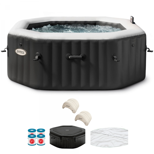 Whirlpool Intex Oktagon Jet & Bubble Deluxe 28458EX