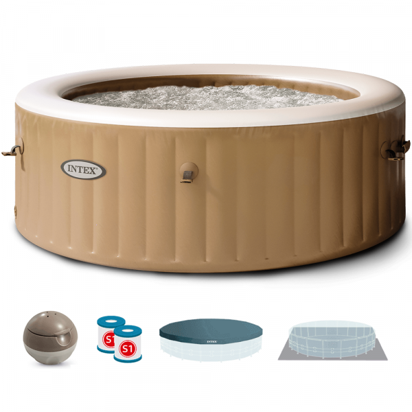 Piscina de hidromasaje spa Intex Redonda Bubble Massage 28412EX