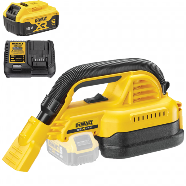 DeWalt DCV517N-XJ - Aspirateur solides et liquides portatif à batterie - 18V 5Ah