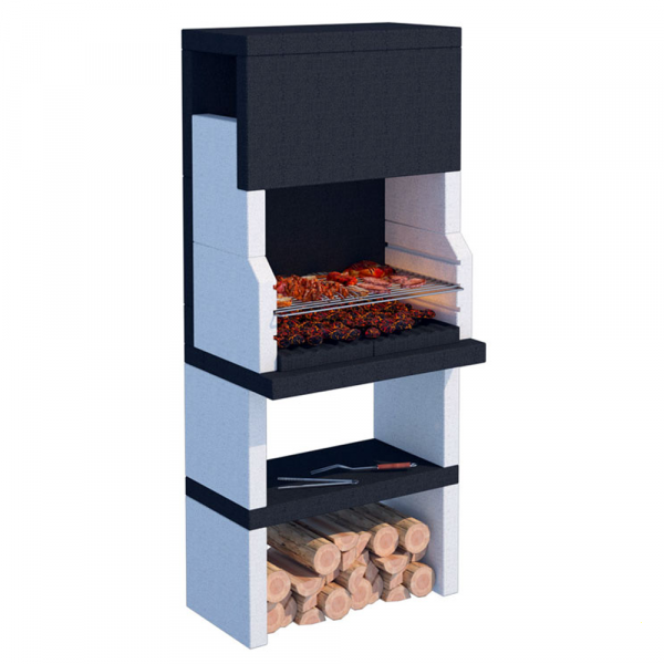 Linea VZ Stoccolma - Grillkamin für Holz/Holzkohle