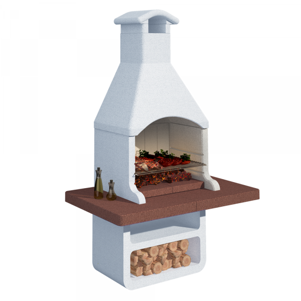 Linea VZ Portorotondo - Grillkamin - für Holz und Holzkohle