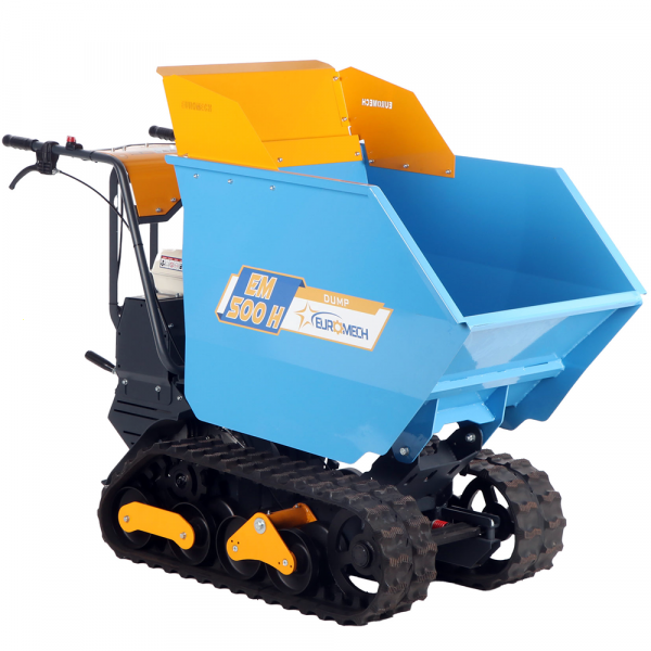 EuroMech EM500H - Raupendumper - Ausziehbare Mulde - 500 kg Nutzlast