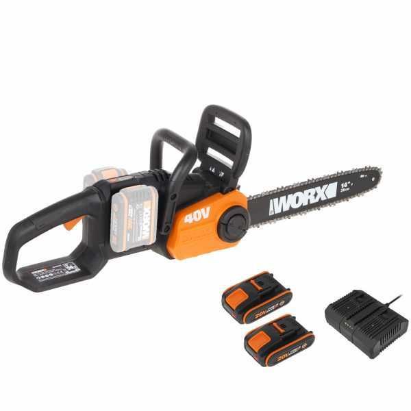 Batteriebetriebene Elektrosäge WORX WG384E - Messer 35 cm - 2x 20V - 2Ah