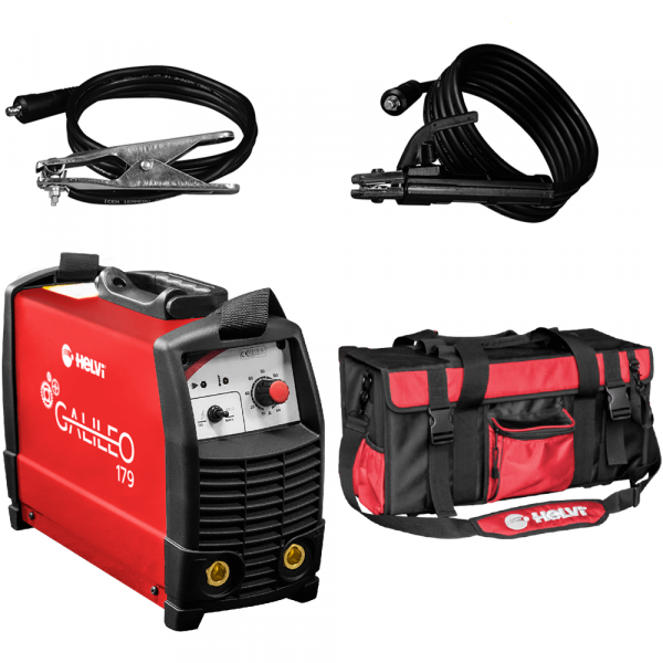 Helvi Galileo 179 - Soldadora inverter MMA y TIG - 160A - Kit bolsa