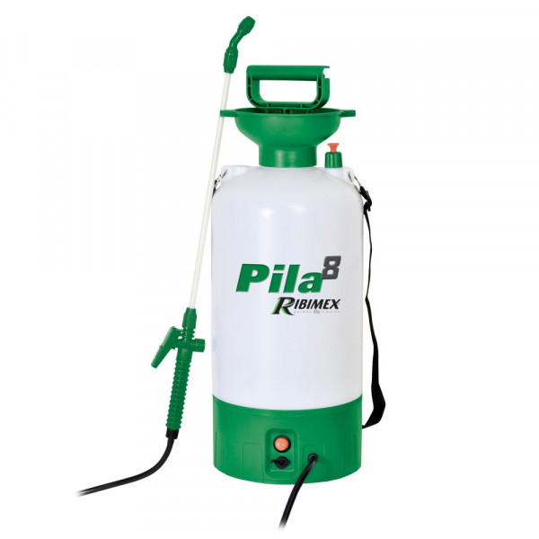 Ribimex PILA 8 - Akkubetriebene Rückenspritze - 8 Liter - 12V/4Ah