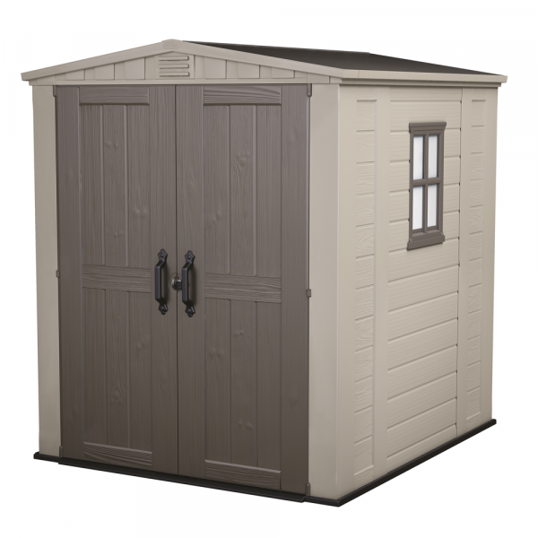 Keter Factor beige - Gartenhaus - mit Seitenfenster - 178x195.5x208 cm