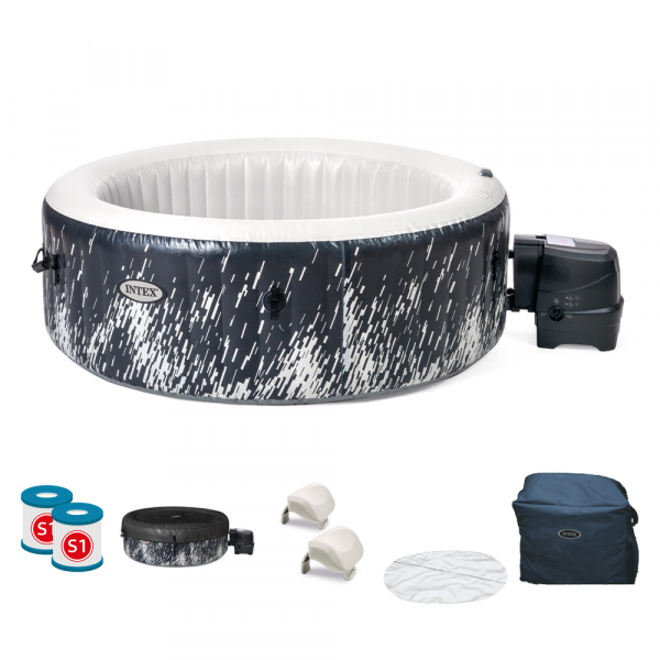 Intex Glow Deluxe Bubble Spa - Piscina de hidromasaje spa 28494EX