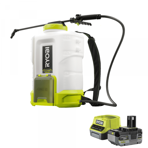 Ryobi RY18BPSB-0 - Akku-Drucksprüher mit Rückengurt - Tank 15L - 18V - 4Ah