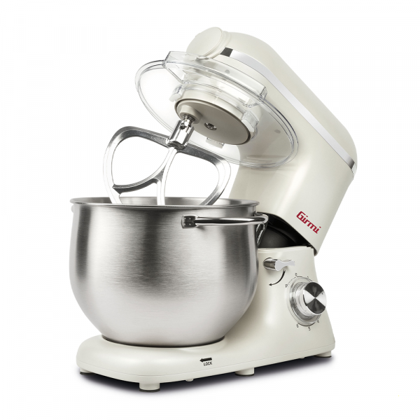 Girmi Gastronomo Plus IM5001- Knetmaschine - Edelstahlbehälter 8 l