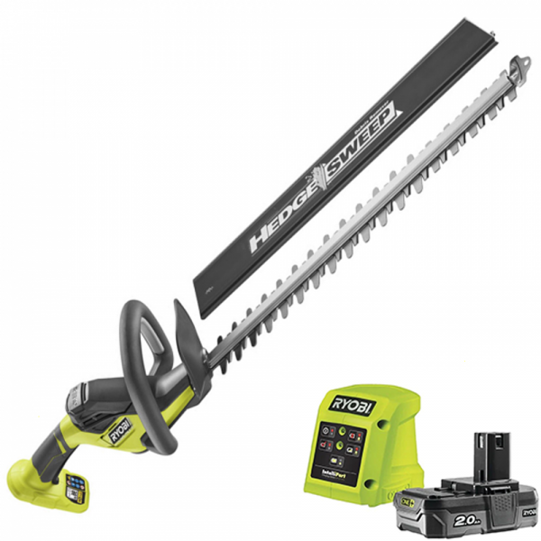 Ryobi RY18HT50A-120 Akku-Heckenschere - Sägeblattlänge 50 cm - 18 V 2,0 Ah