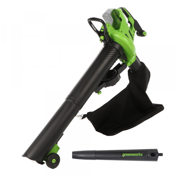 Greenworks GD48BVII - Souffleur-aspirateur à batterie - SANS BATTERIE NI CHARGEUR