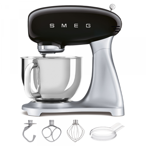 Smeg SMF02BLEU schwarz - Küchenmaschine - Edelstahlschüssel 4,8 Liter