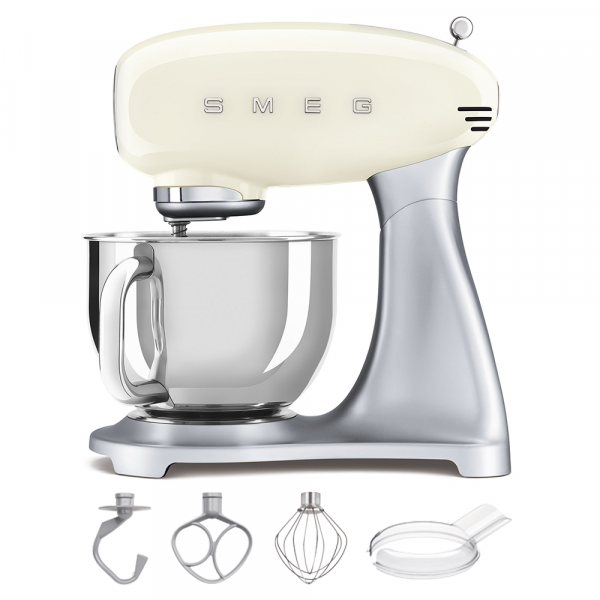 Smeg SMF02CREU Creme/Beige - Küchenmaschine - Edelstahlschüssel  4,8 Liter