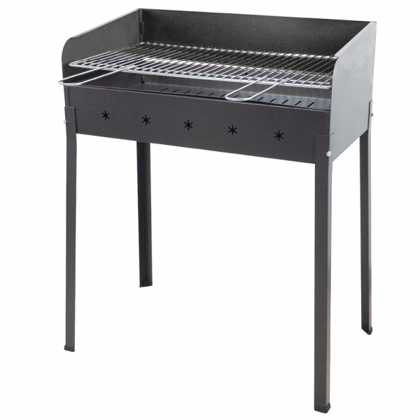 Seven Italy Stella Eco Large - Barbecue in ferro artigianale a carbone - 67,5x37cm