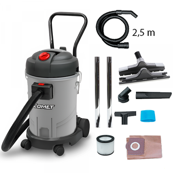 Comet CVP 130 P - Bidone Aspiratutto - 30 lt - Polvere e Liqudi - 1400W