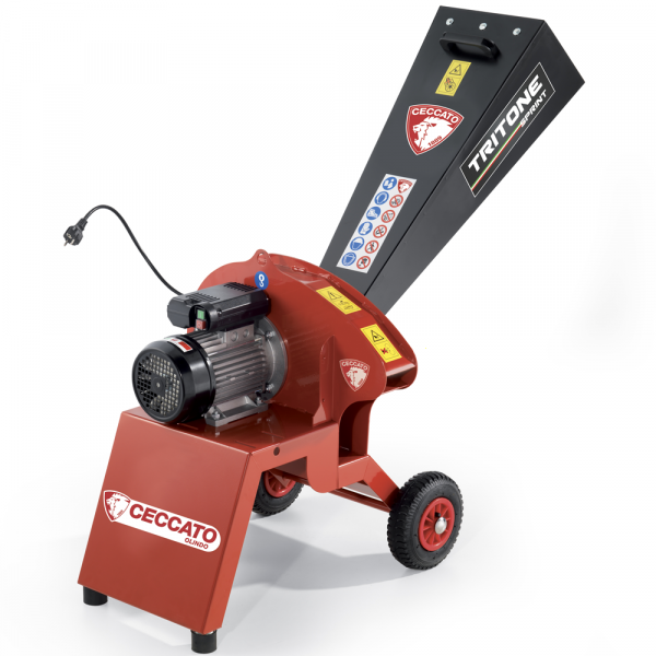 Ceccato Tritone Bio Sprint - Biotrituradora con motor eléctrico - 2200 W