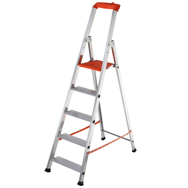 Gierre Stabila AL720DS - 5 Stufen, 1,71 m - Aluminium-Stehleiter