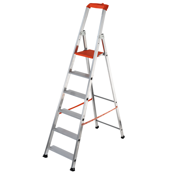 Gierre Stabila AL730DS - 6 Stufen, 1,96 m - Aluminium-Stehleiter