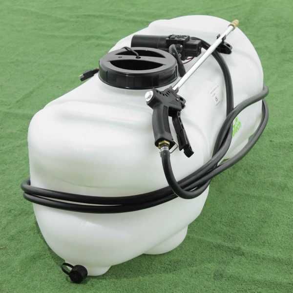 GeoTech CZ60A - Botticella irrorazione per trattorino - Pompa 12V - 60L