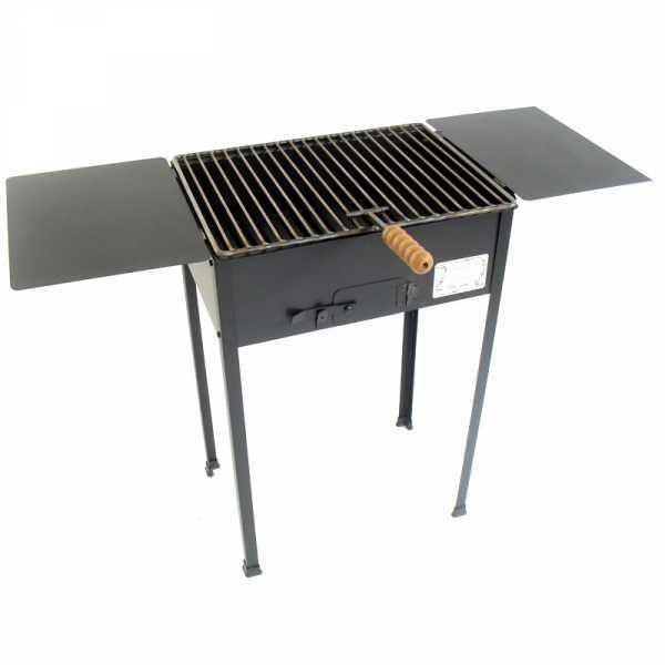 Barbecue à charbon et à bois en tôles résistantes Cruccolini Campagnolo 50x38